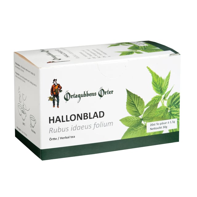 Örtagubbens Örter Hallonblad 20 Tepåsar