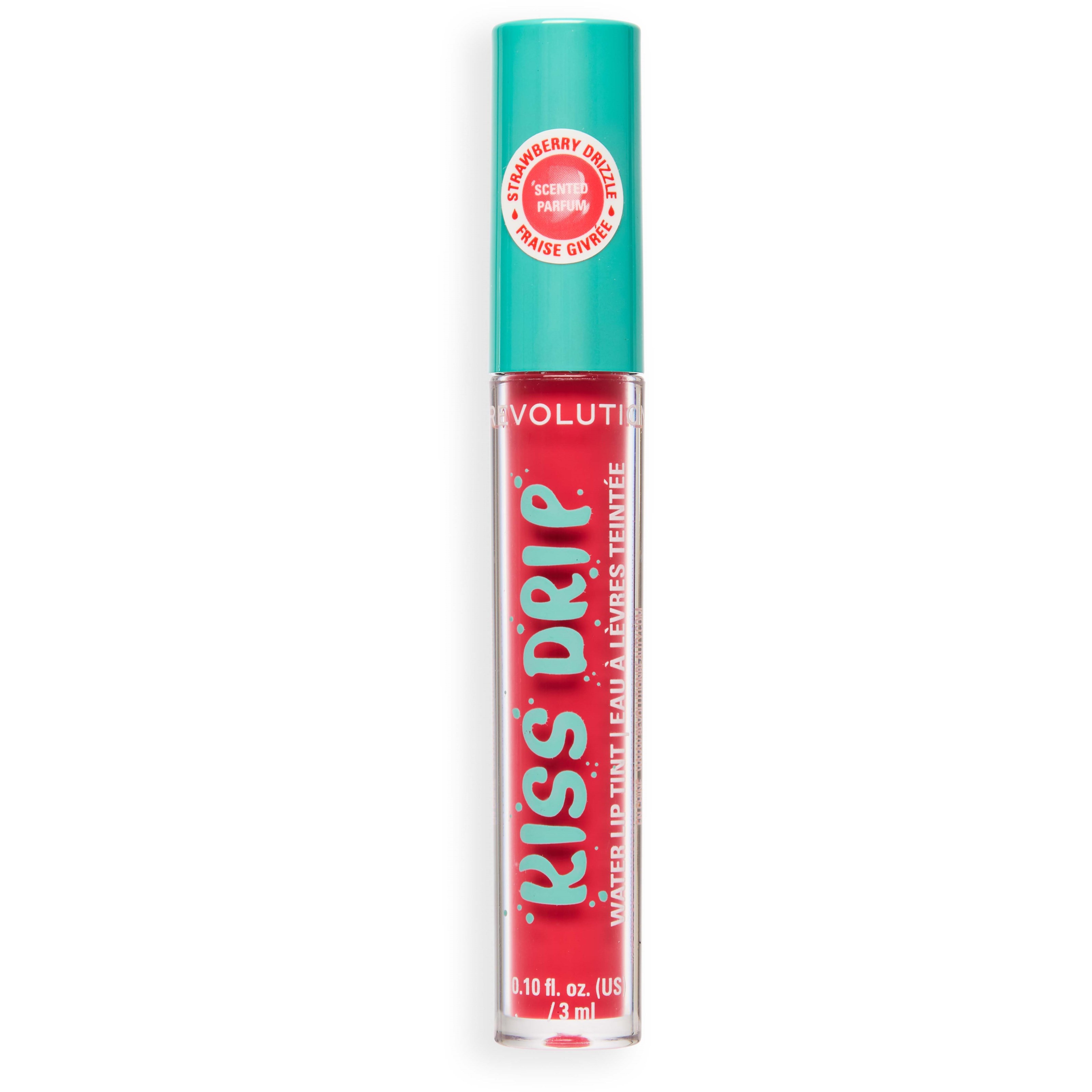 Revolution Beauty London Kiss Drip Water Lip Tint Strawberry Drizzle