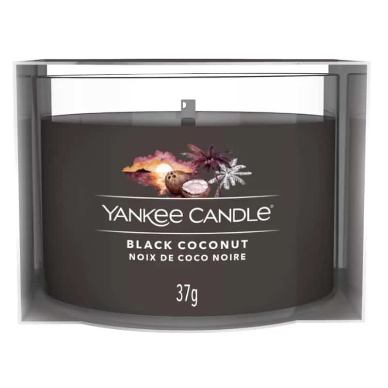 Yankee Candle Filled Votive Black Coconut 37g
