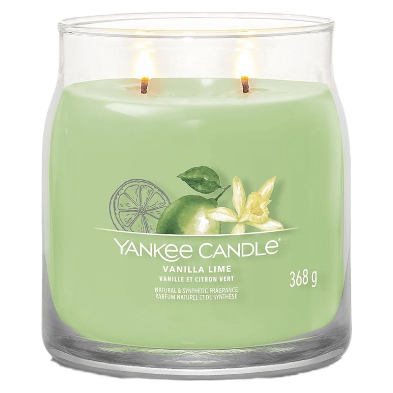 Yankee Candle Signature Medium Jar Vanilla Lime 368g