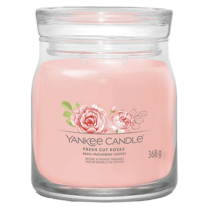 Yankee Candle Signature Medium Jar Fresh Cut Roses 368g