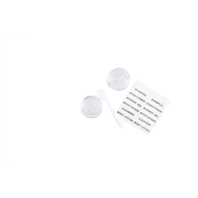 Cailap Reseförpackningar burkar & spatel 2 x 15 ml