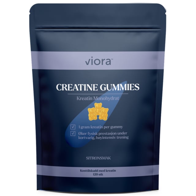 Viora Creatine Gummies Citron 120 st