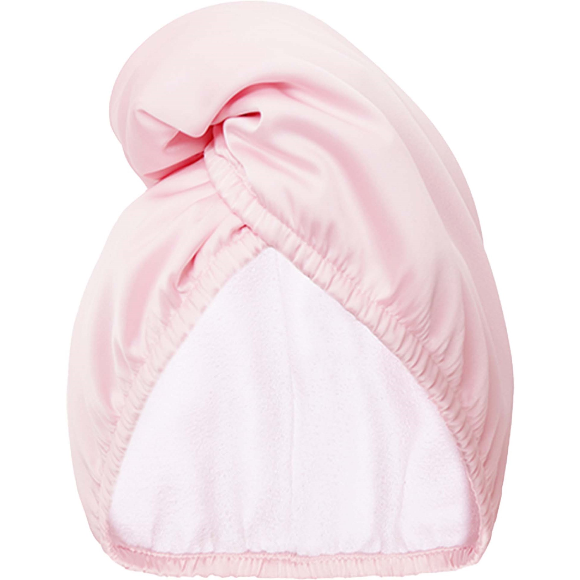 GLOV Double-Sided Satin Hair Towel Wrap Satin Pink