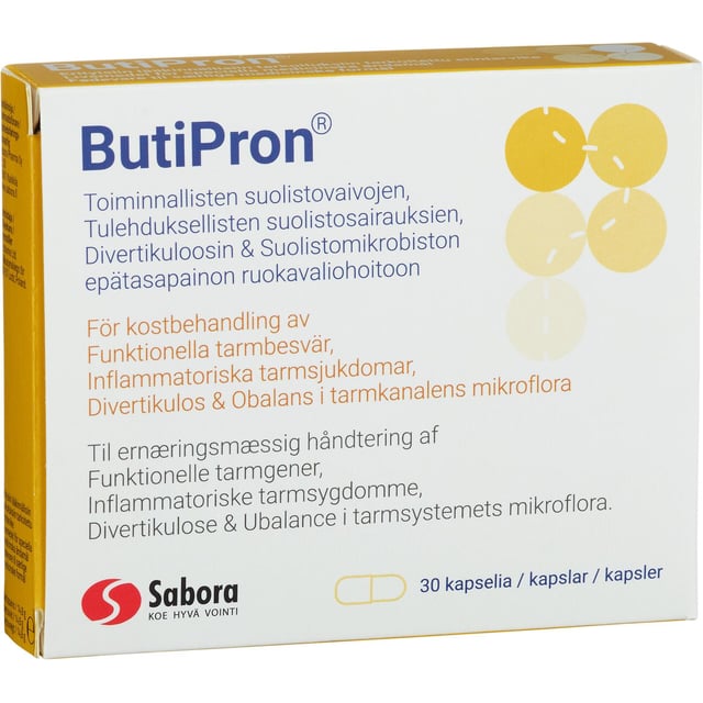 ButiPron med smörsyra 300 mg 30 kapslar