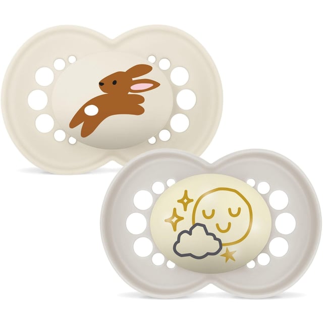 MAM Original Day&Night Sil 6-16m 2p Neutral
