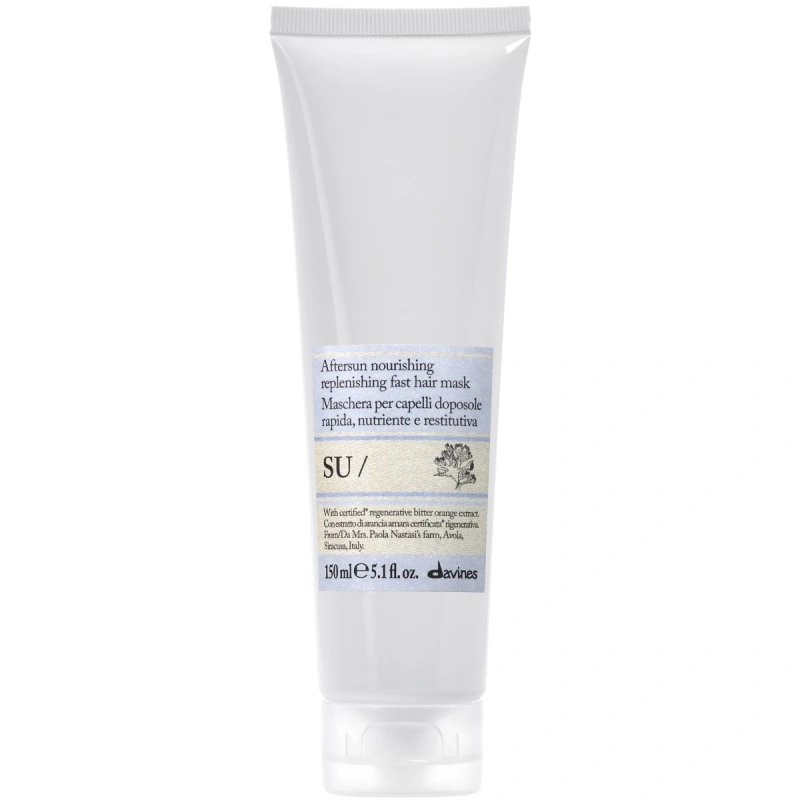 Davines SU aftersun nourishing replenishing fast hair mask (150 ml)