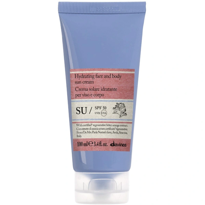 Davines SU hydrating face and body sun cream SPF 50 (100 ml)