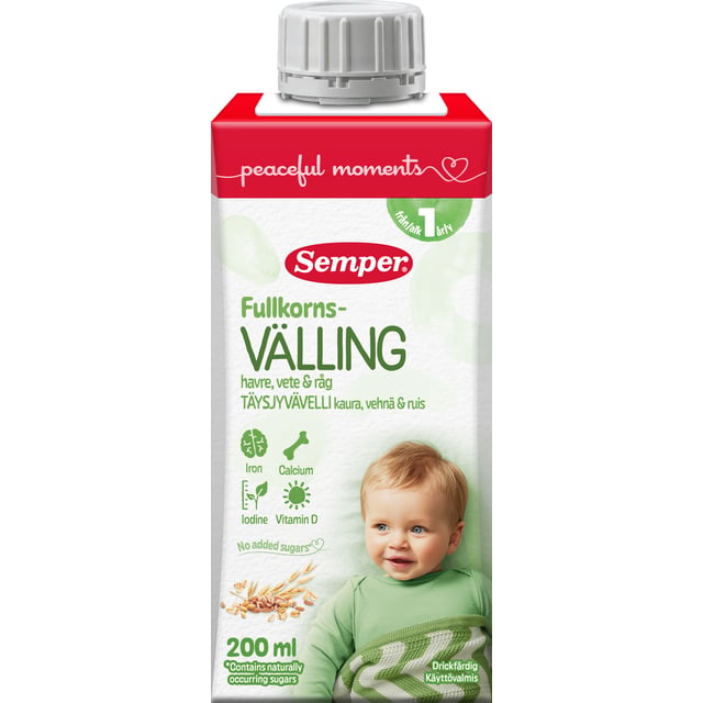 Semper Fullkornsvälling 1 år