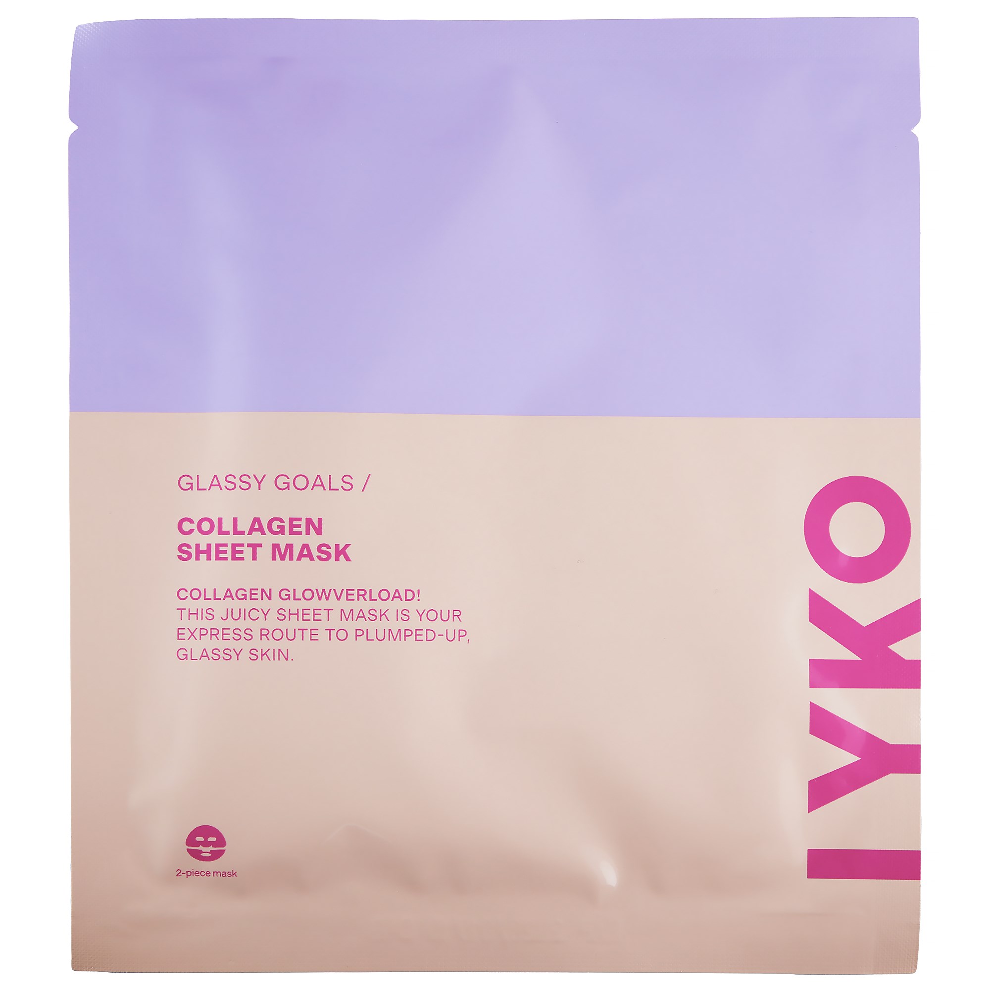 By Lyko Glassy Goals Collagen Sheet Mask 28 g
