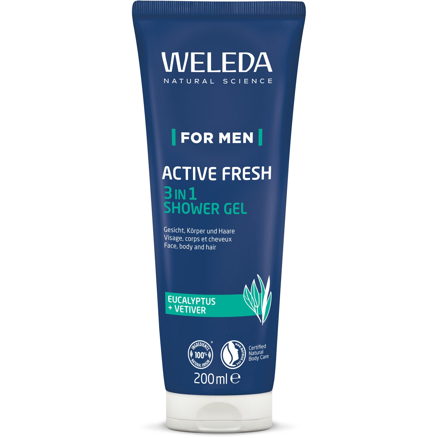 Weleda Men Active Fresh 3in1 Shower Gel - 200 ml