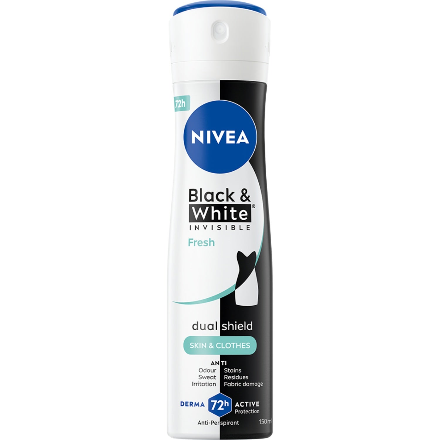 NIVEA Black & White Fresh Spray 150 ml