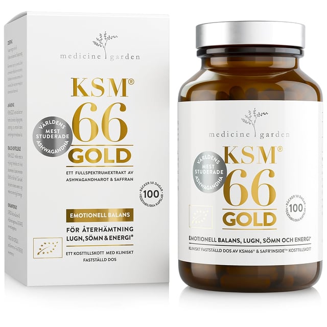 MedicineGarden KSM66 Gold 100 kapslar