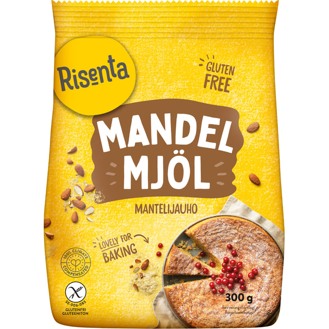 Köp 2 få 15% | Risenta Mandelmjöl 300 g
