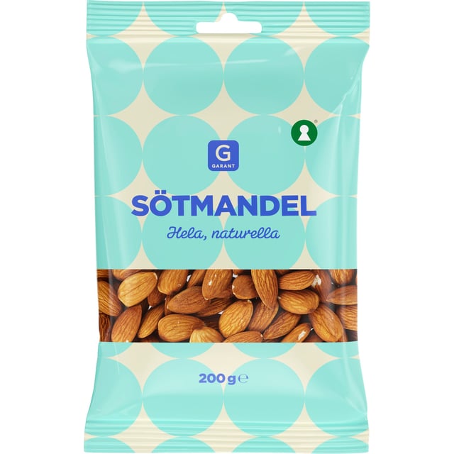 Garant Sötmandel Hela Naturella 200 g