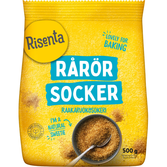 Risenta Rårörsocker 500 g