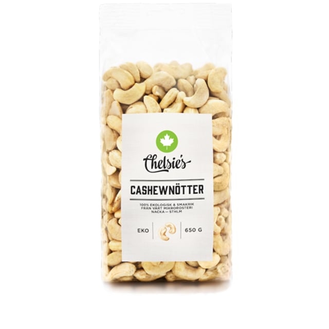 Chelsie's Cashewnötter 650 g