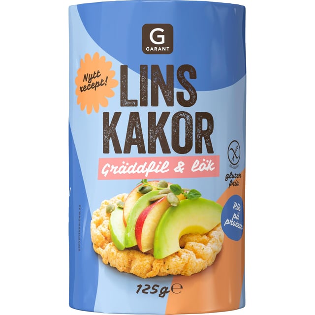 Garant Linskaka Gräddfil & Lök 125 g