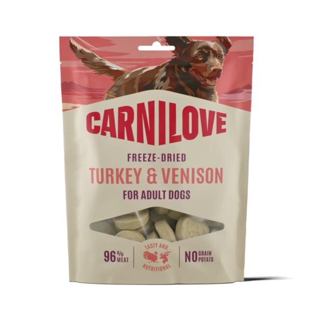 Carnilove Dog Freeze Dried Turkey & Venison 60 g