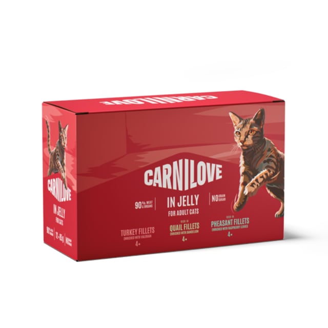 Carnilove Cat Pouch Jelly Multipack 12x85 g