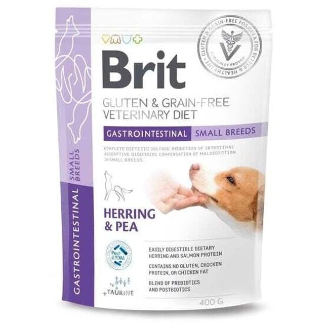 Brit GF Vet Diet Dog Gastrointestinal Small Breeds 400 g