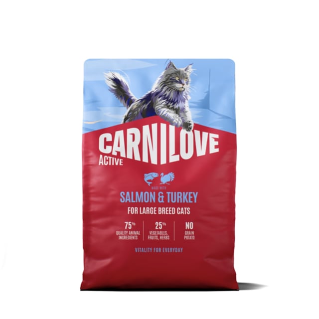 Carnilove Active Cat Salmon & Turkey for Adult Large Breedss 2 kg