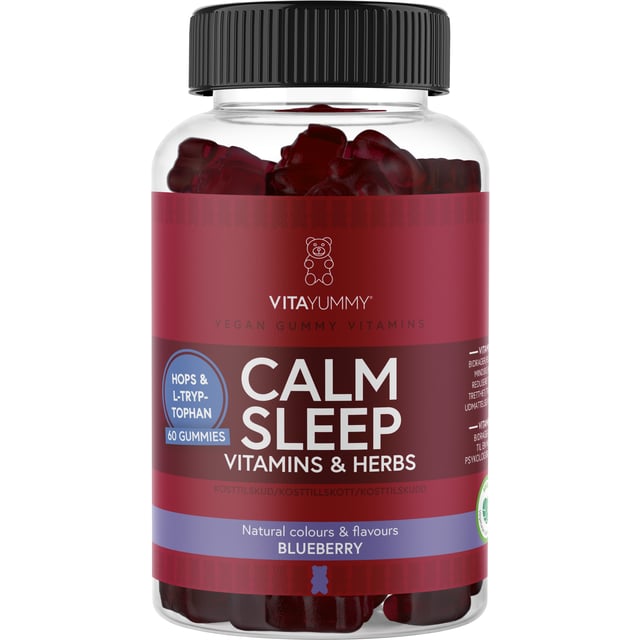 Vitayummy Calm Sleep Blueberry 60 tuggtabletter