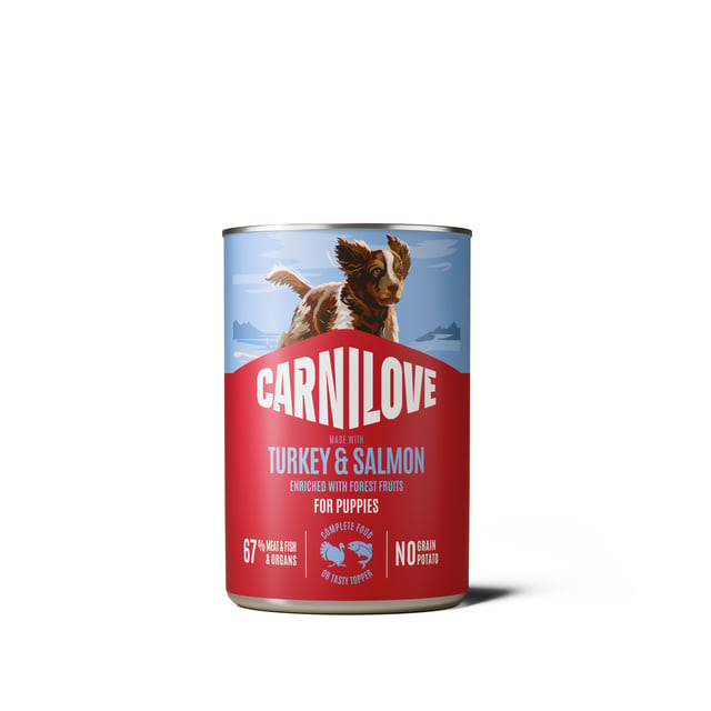 Carnilove Dog Can Paté Salmon & Turkey for Puppies 400 g