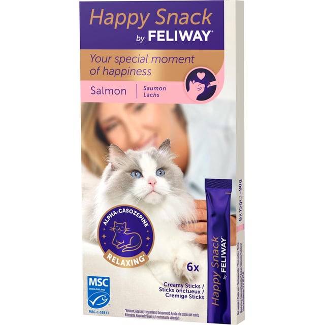 Feliway Happy Snack by Feliway Salmon 6 x 15 g