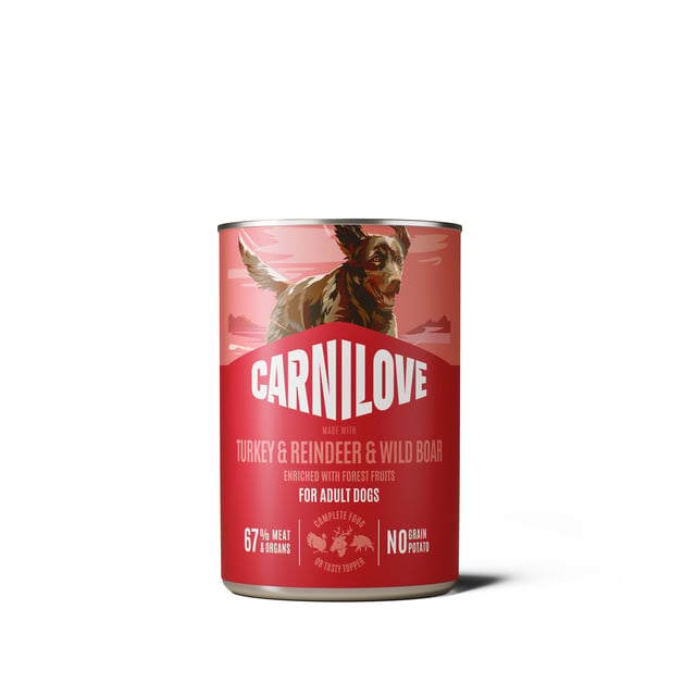 Carnilove Dog Can Paté Turkey & Reindeer & Wildboar 400 g