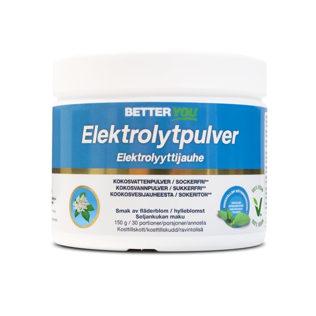 Better You Elektrolytpulver Fläder 150 g