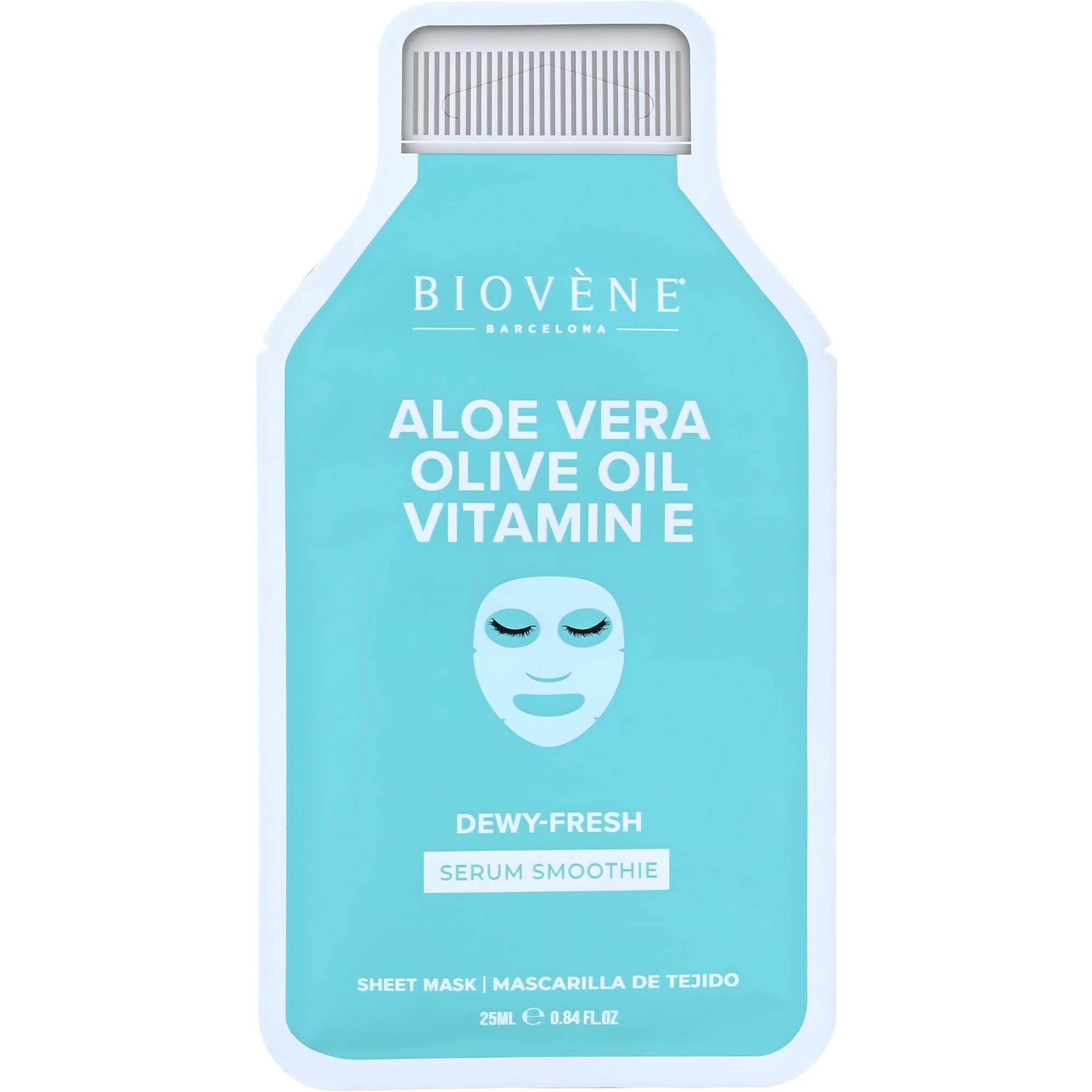 Biovène Aloe Vera Vitamin E Dewy-Fresh Smoothie Serum Sheet Mask
