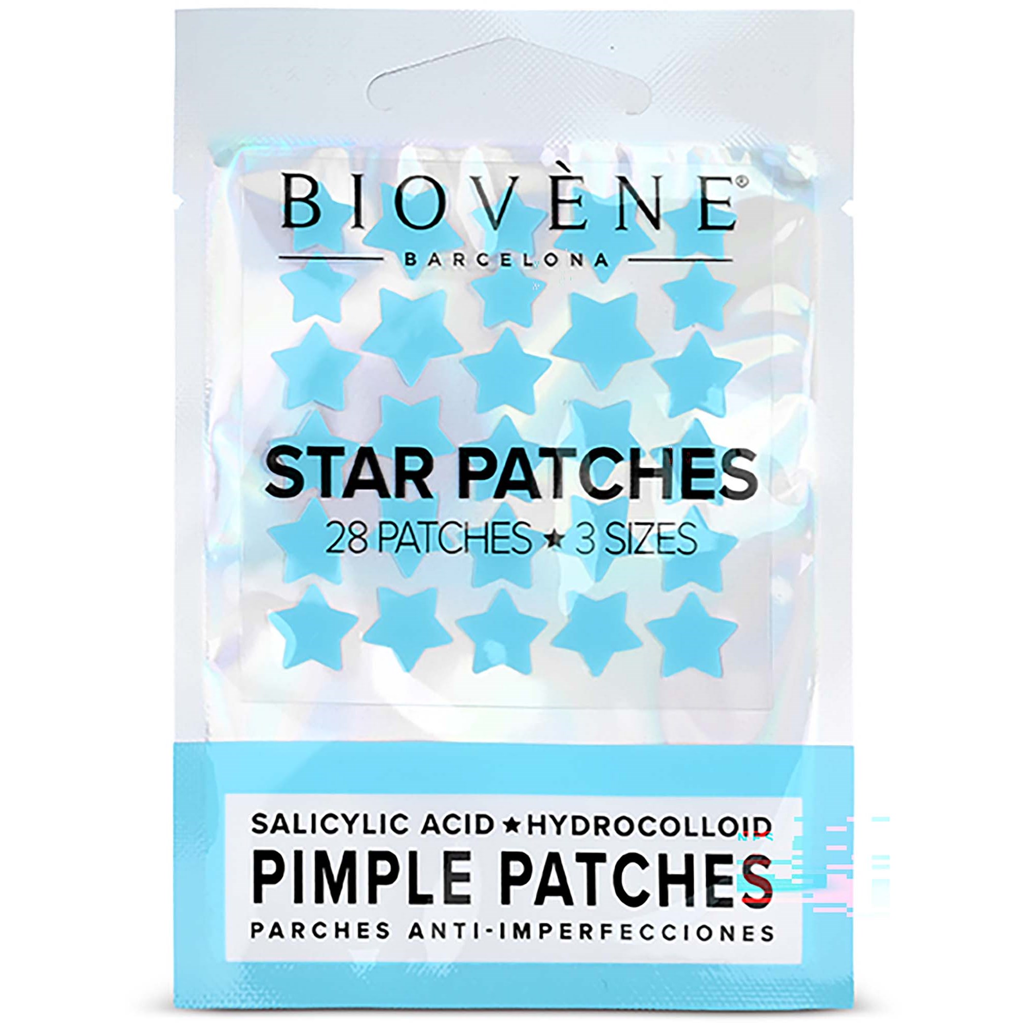 Biovène STAR PATCHES Blue Pimple Patches - Anti-Blemish Stars, 28 patches