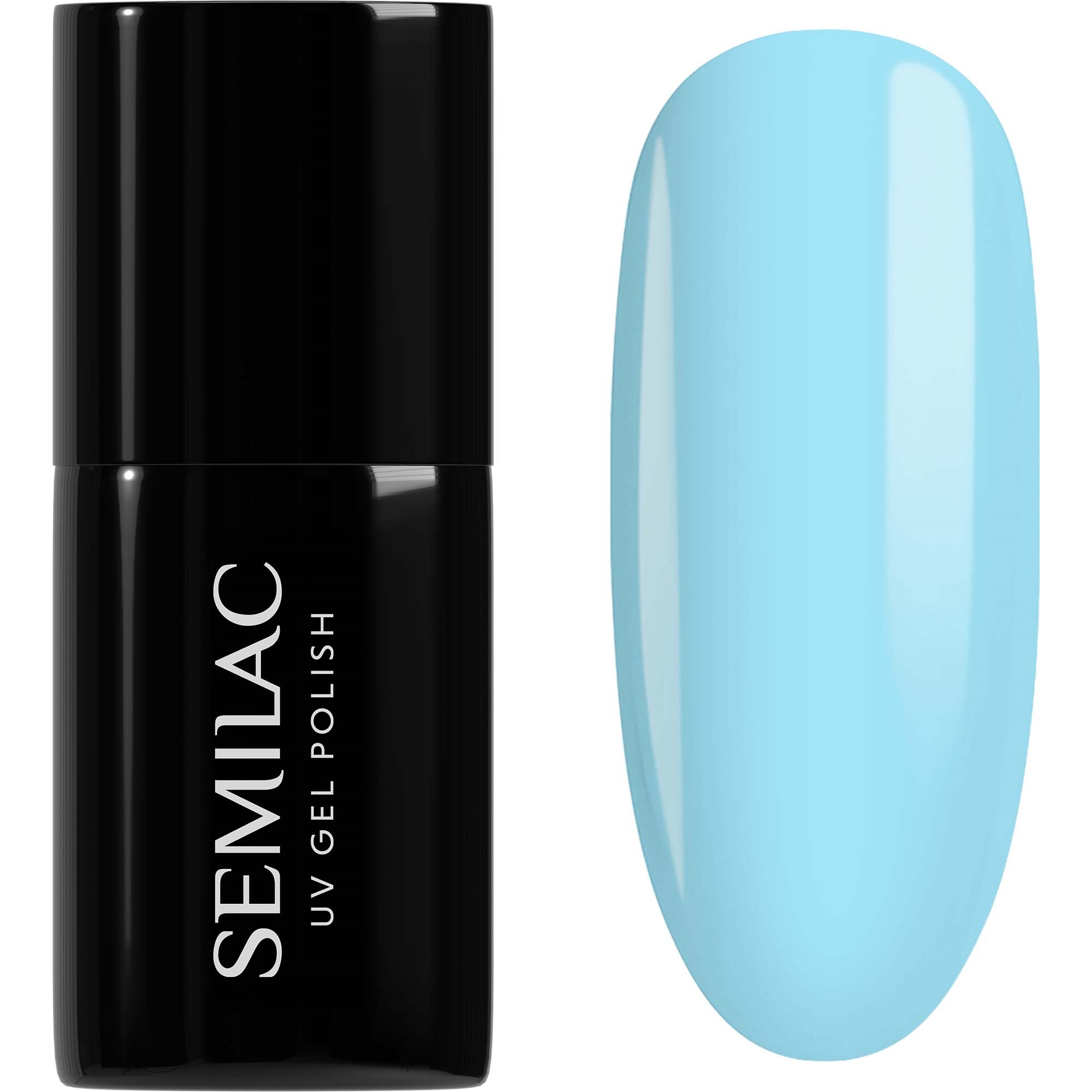 SEMILAC UV Gel Polish 974 Bubbly Blue