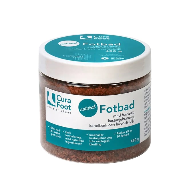 CuraFoot Natural fotbad 450g