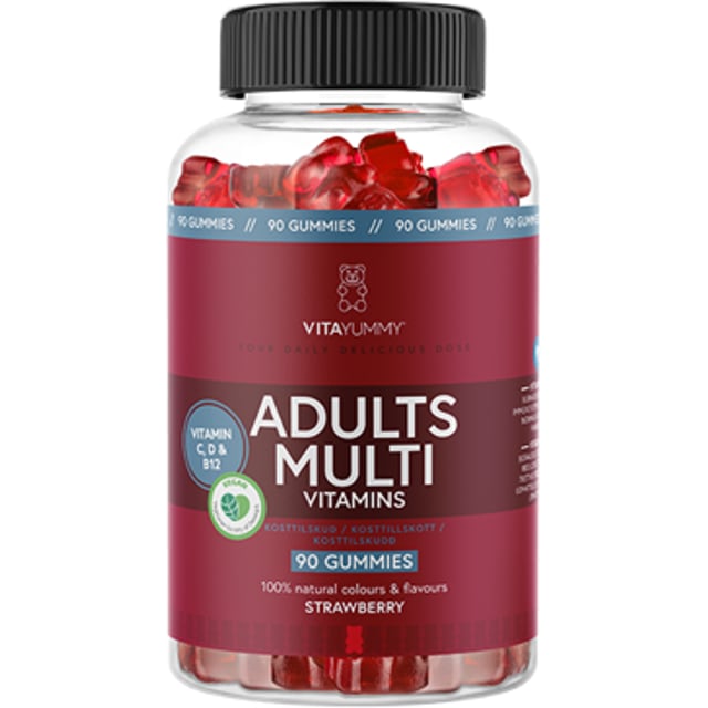 VitaYummy Adults Multi Strawberry Tuggtabletter - 110 st