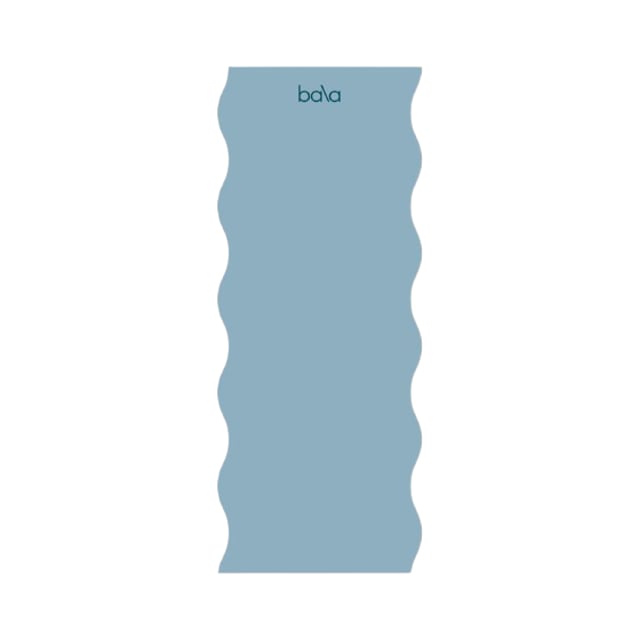 Bala Wavy Träningsmatta Blå 5 mm