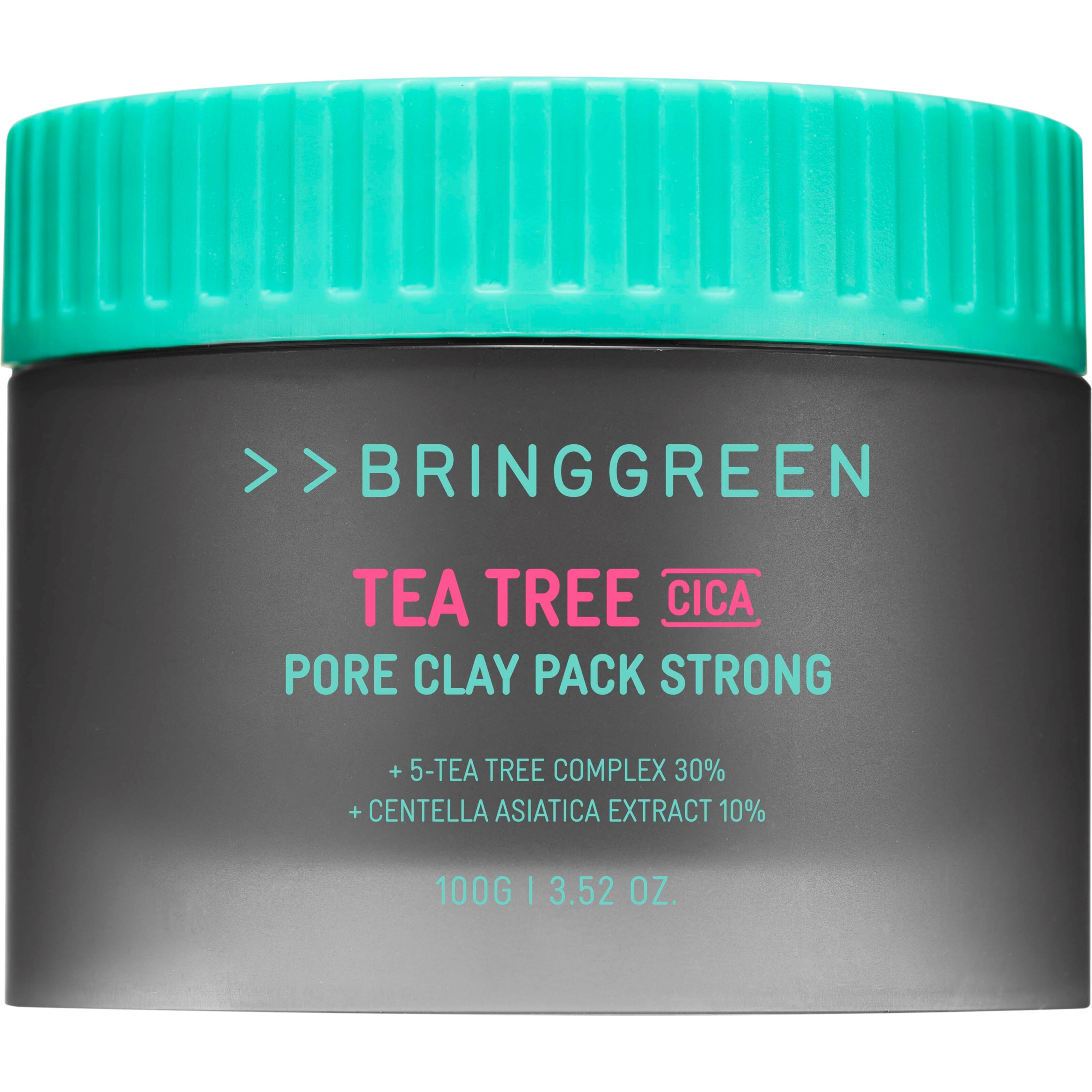 BRINGGREEN Tea Tree Cica Pore Clay Pack Strong 100g