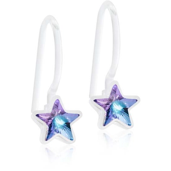 Blomdahl MP Pendant Fixed Star 6 mm, Lilac shimmer