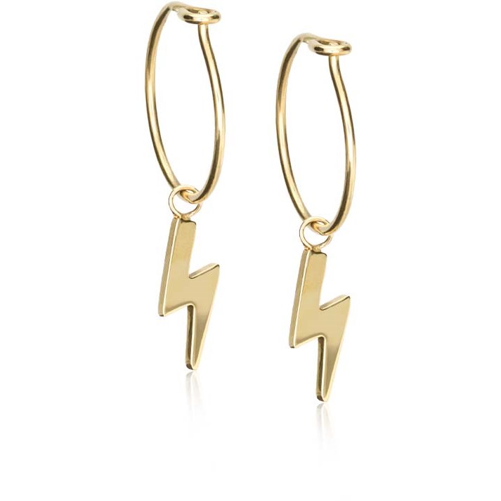 Blomdahl GT Ear Ring 14 mm, Pendant Flash 11 mm