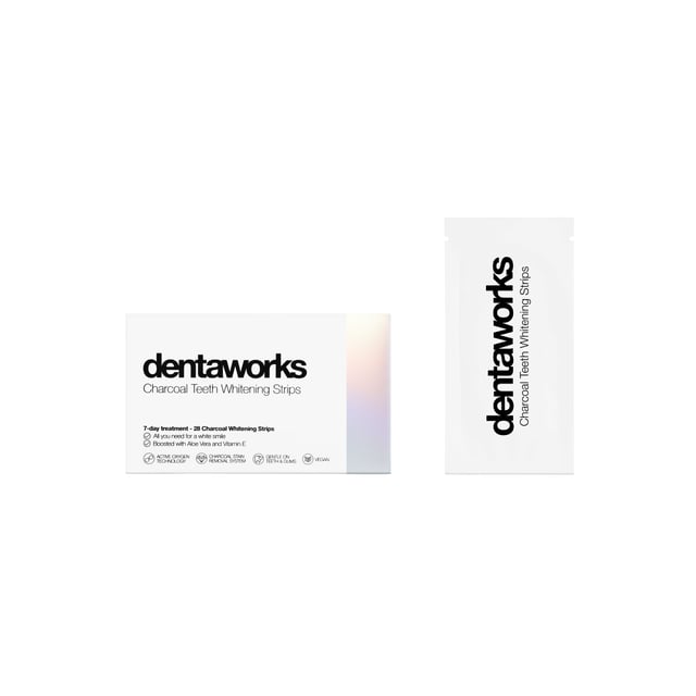 Dentaworks Charcoal Tandblekningsstrips 28 st