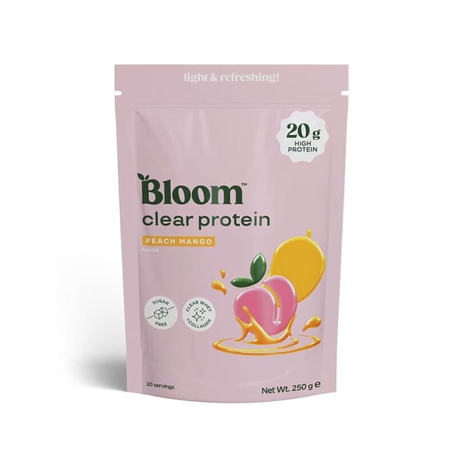 Bloom Clear Protein Collagen Peach Mango 250 g