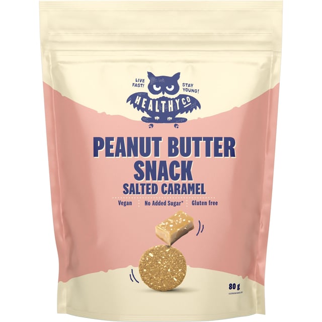 Healthyco Peanut Butter Snack Salted Caramel 80 g