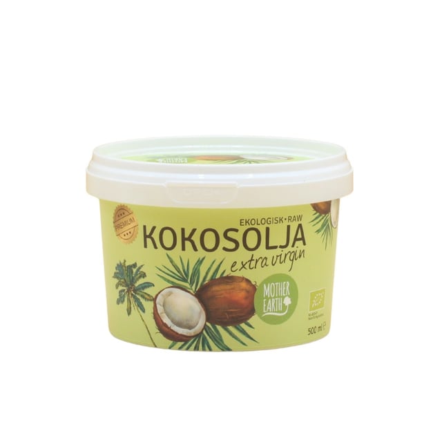 Mother Earth Kokosolja Extra Virgin Eko 500 ml