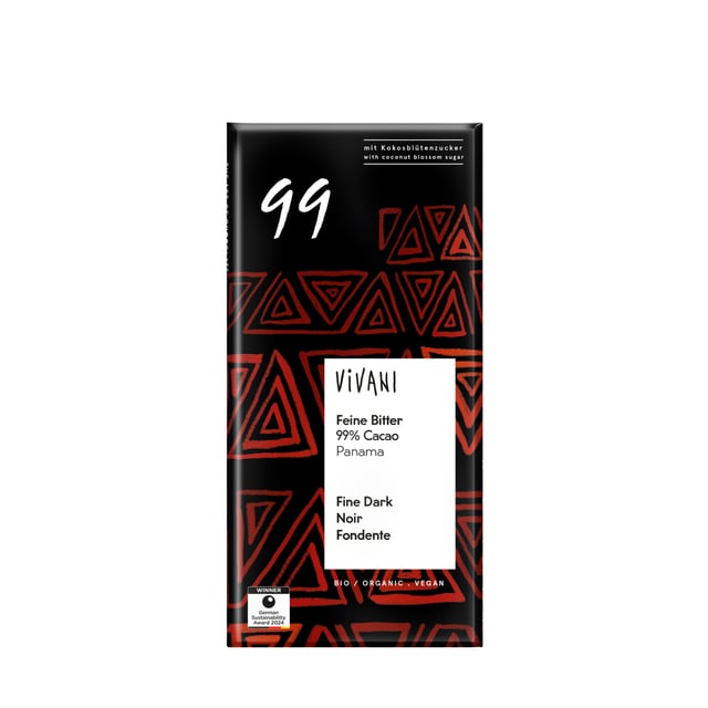 Vivani Mörk Choklad 99% Eko 80 g