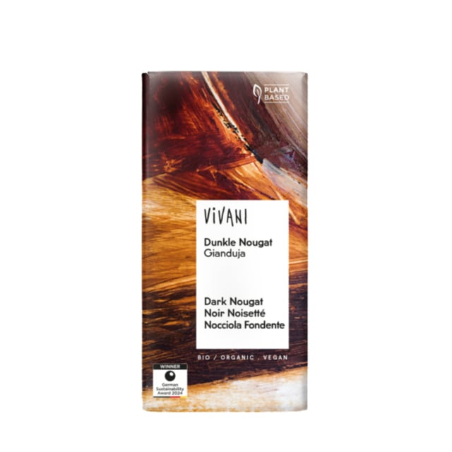 Vivani Mörk Choklad Nougat Eko 80 g