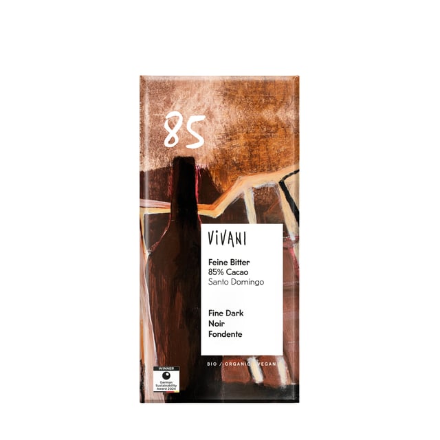 Vivani Mörk Choklad 85% Eko 80 g