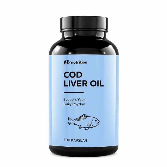 Nuts Fabriken Cod Liver Oil 100 kapslar