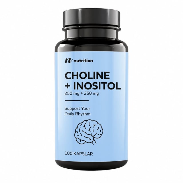 Nuts Fabriken Choline 250 mg + Inositol 250 mg 100 kapslar