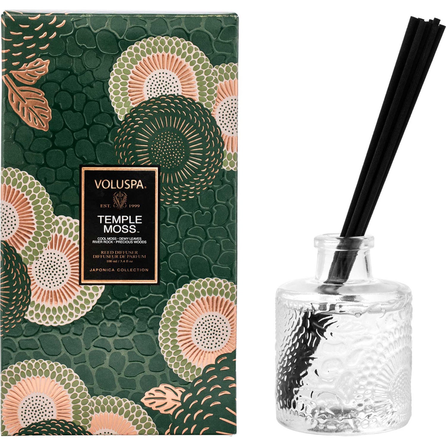 Voluspa Reed Diffuser Temple Moss